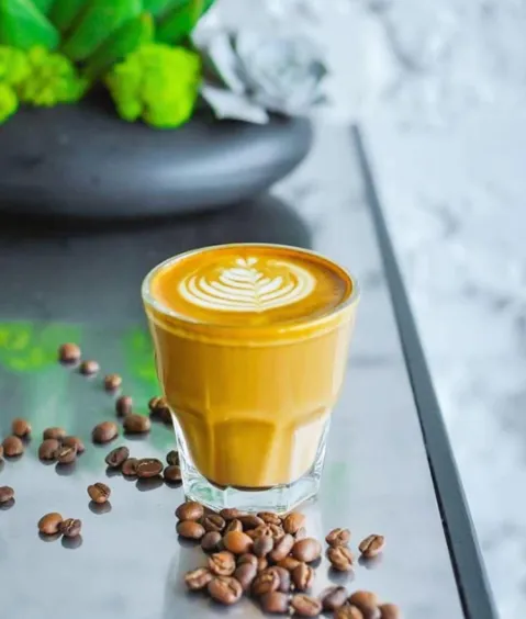 Passion House Cafe drink. Photo Credit: @nattyspantry for Roasted with Passion