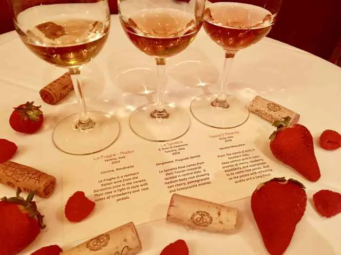 Mamma Mia Rosé Flight