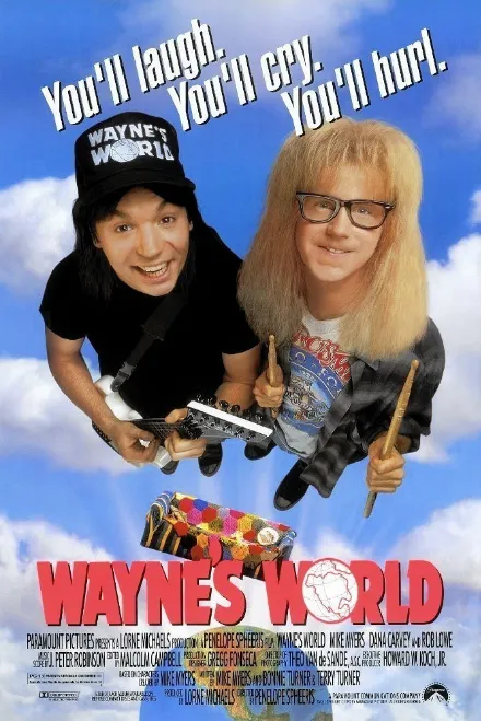 Waynes World for PBR Movie Night at Boiler Room Wayne's World