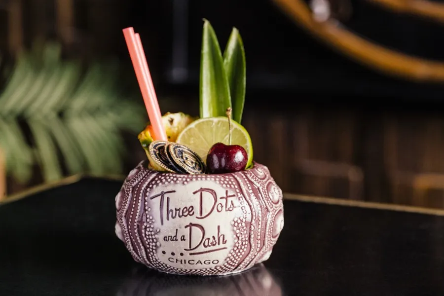 Photo credits: Jeff Marini for Three Dots and a Dash Introduces New Tiki Cocktail Menu