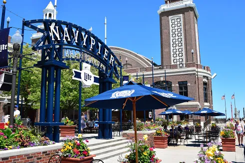 Miller Lite Beer Garden at Navy Pier for Spend Your Fourth of July Weekend Outside