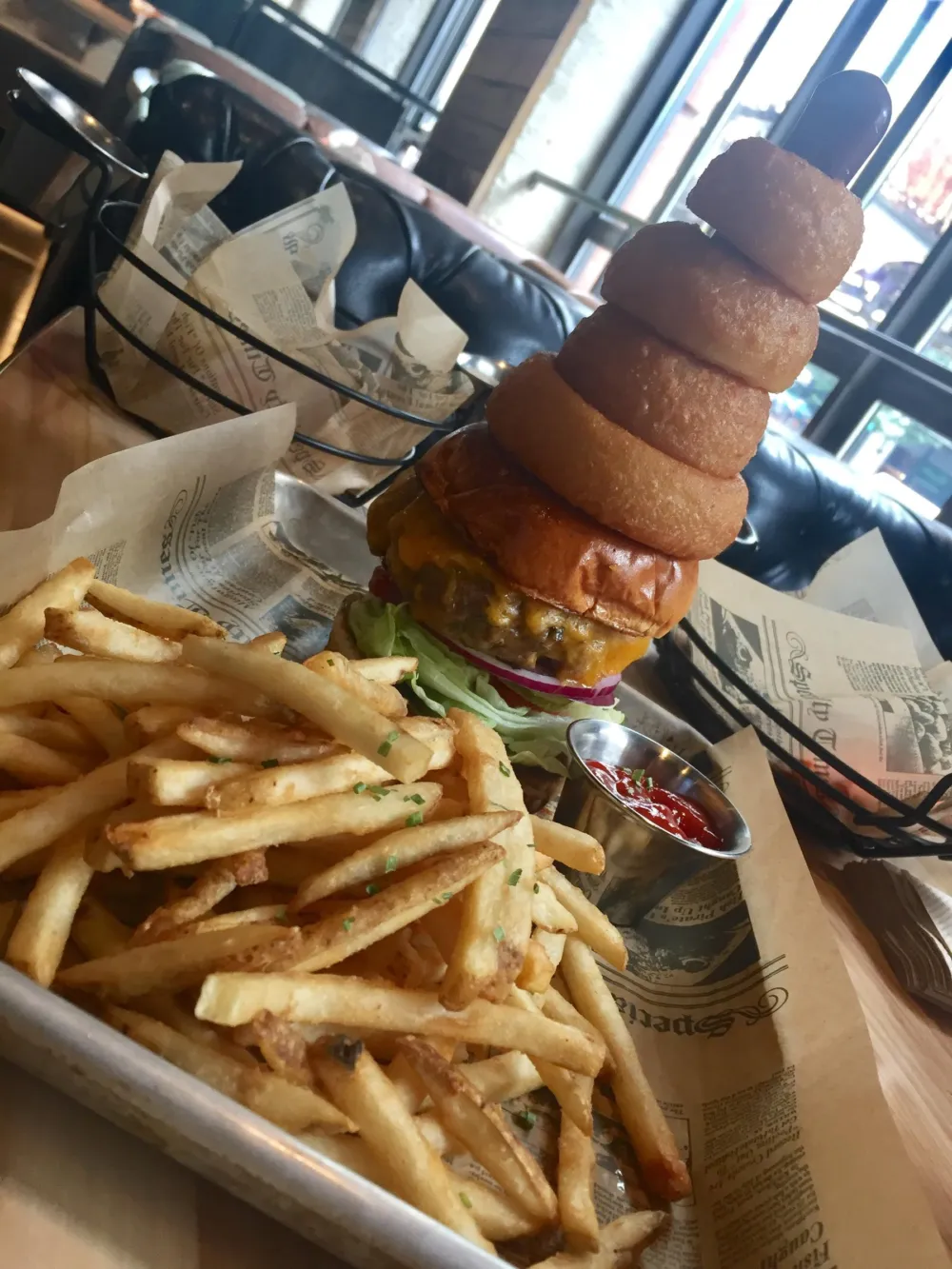 Big Texan Burger for Giddy Up to Concrete Cowboy for July Food Holidays