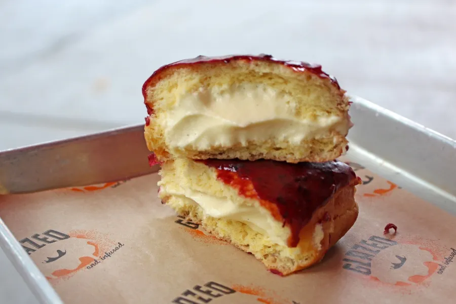 Blackberry Cheesecake Bismarck for Glazed & Infused Debuts New Seasonal Doughnuts