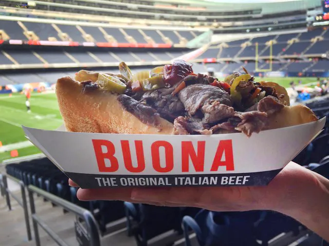 Buona Bears1 for Buona's Italian Beef Comes To Soldier Field