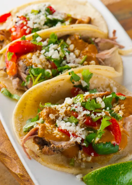 Pork Tacos Cl for National Taco Day at Cantina Laredo