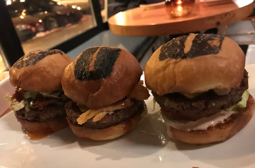 Jaden's Impossible Trio for The Impossible Burger at Umami Burger