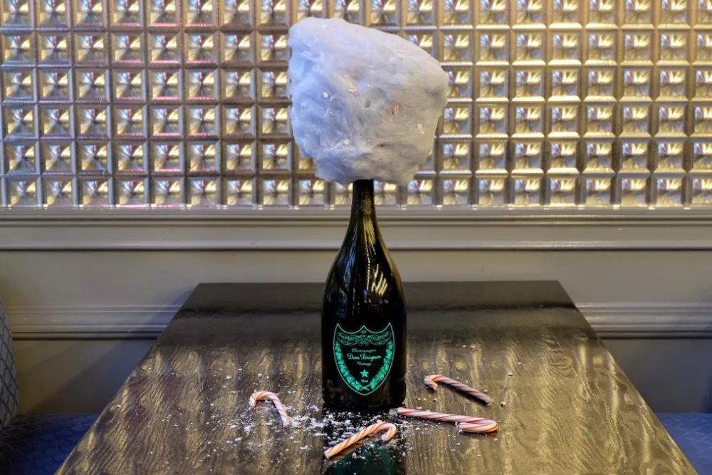 Joy District's Candy Cane Cotton Candy