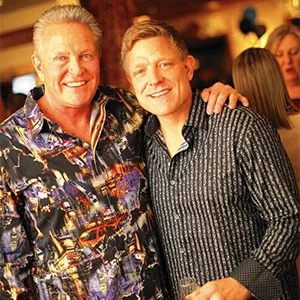 Restaurateur Fred Hoffmann pictured with son Mark Hoffmann for Chicago Culinary Museum Announces 2018 Chefs Hall Of Fame Inductees
