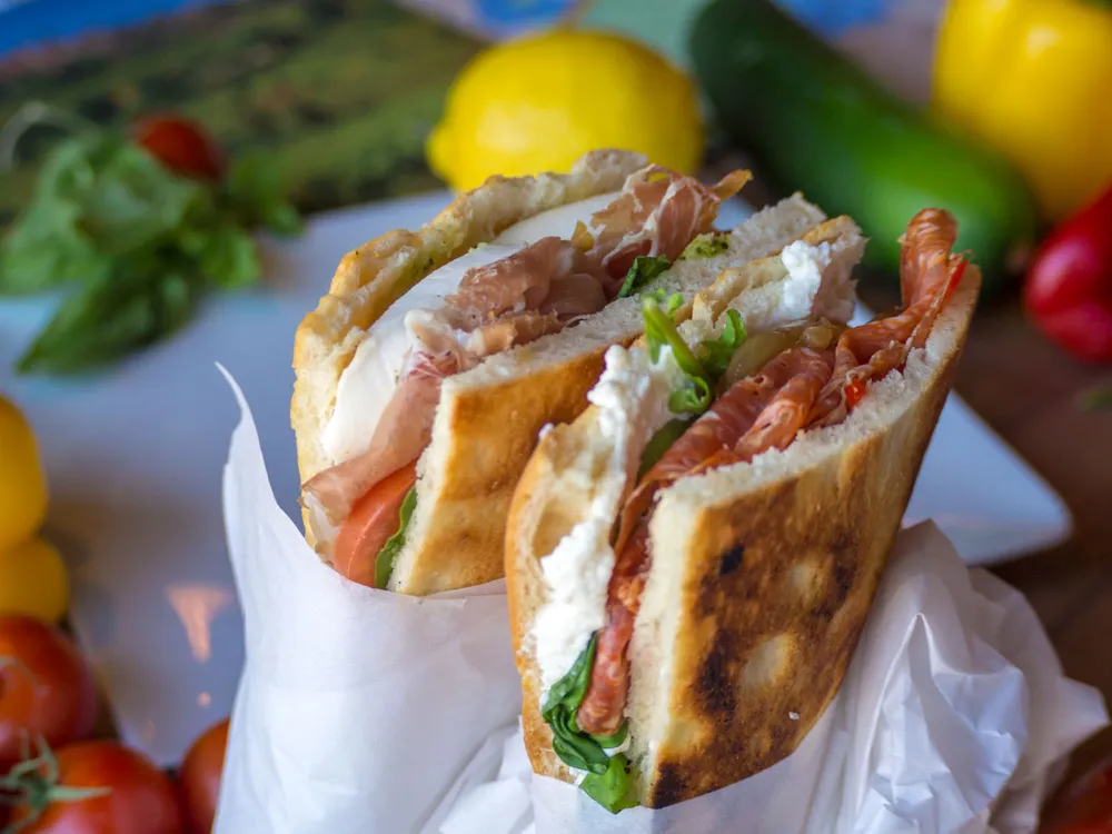Sandwiches at Firenze for No Passport Required at the Chicago French Market