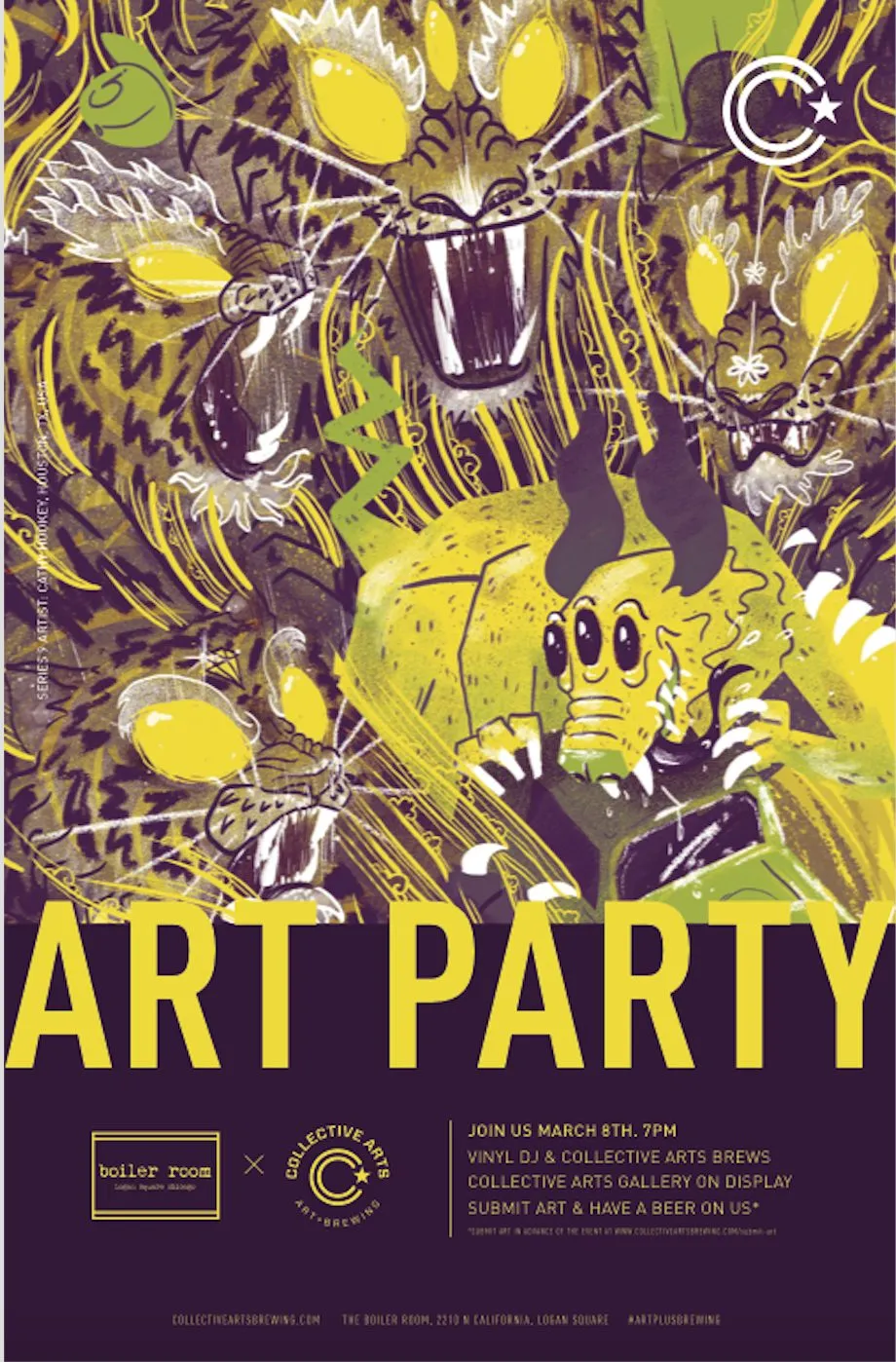 Screen Shot 2018 03 05 At 2 58 08 Pm for "Collective Arts Brewing Art Party" at Boiler Room