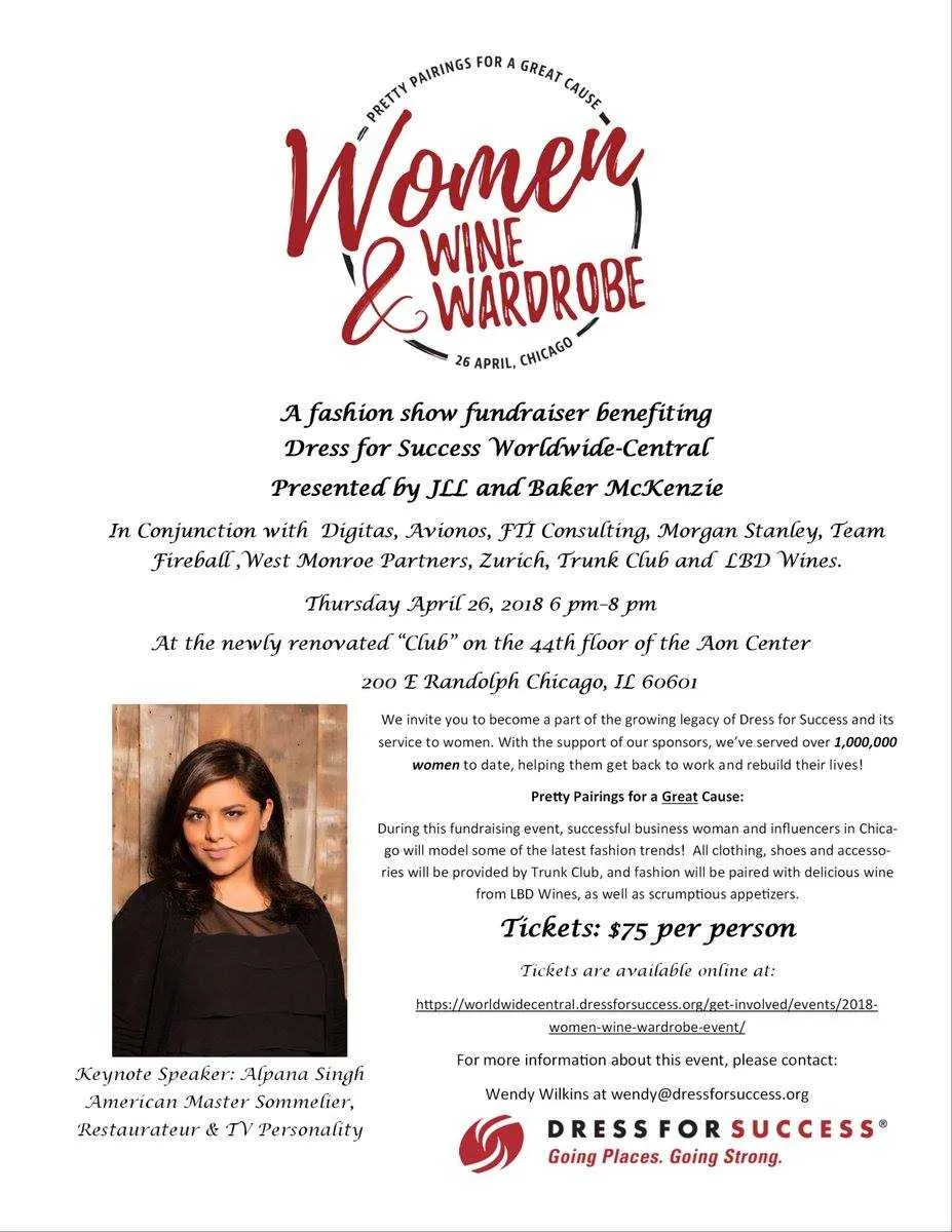 Www Graphic for Dress For Success Hosts Women, Wine and Wardrobe