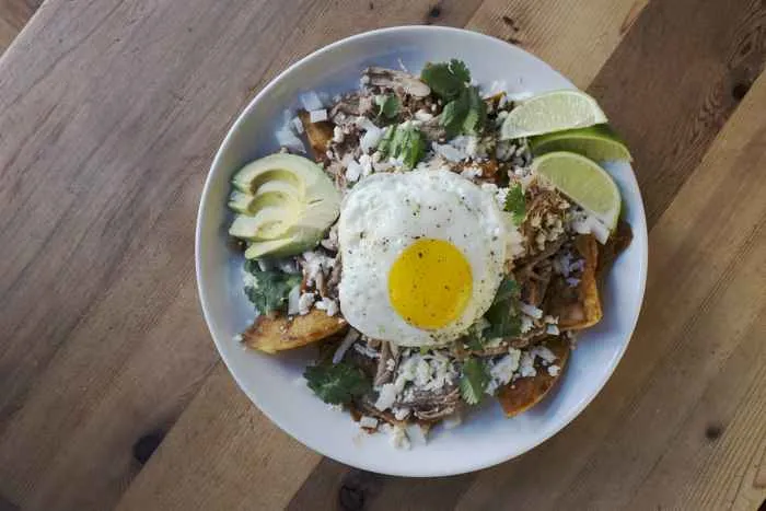 Chilaquiles at The Bristol for Mother's Day at The Bristol and Formento's