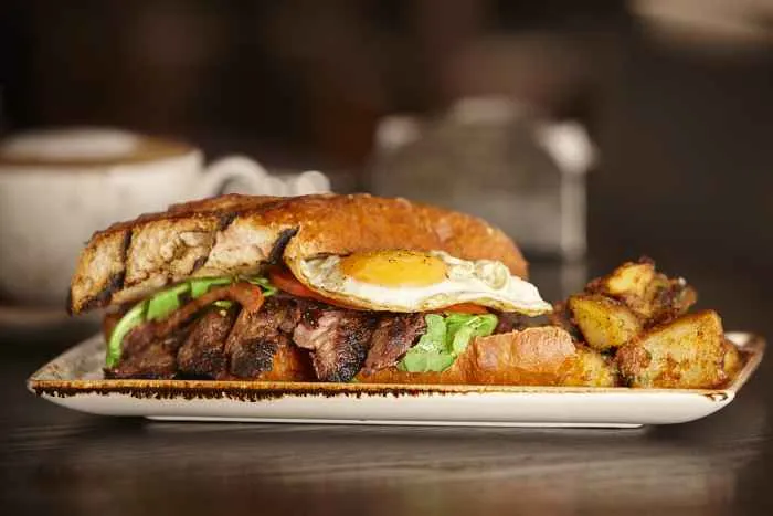 Steak Sandwich Artango for New Weekend Brunch at Artango Bar ​and​ Steakhouse