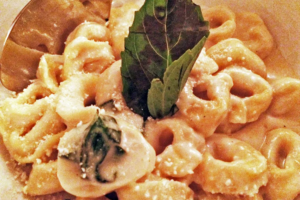 Four Cheese Tortellini in a Garlic Cream Sauce for Labriola Ristorante & Cafe Launches Lunch Along the Magnificent Mile