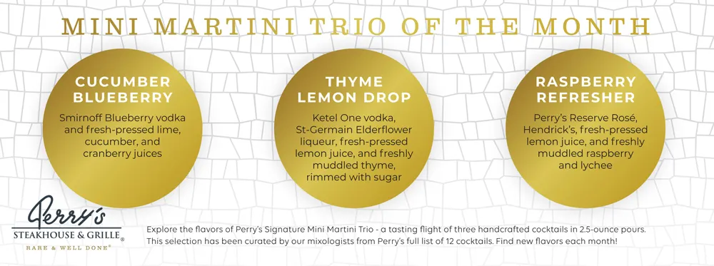 MINI MARTINI TRIO OF THE MONTH