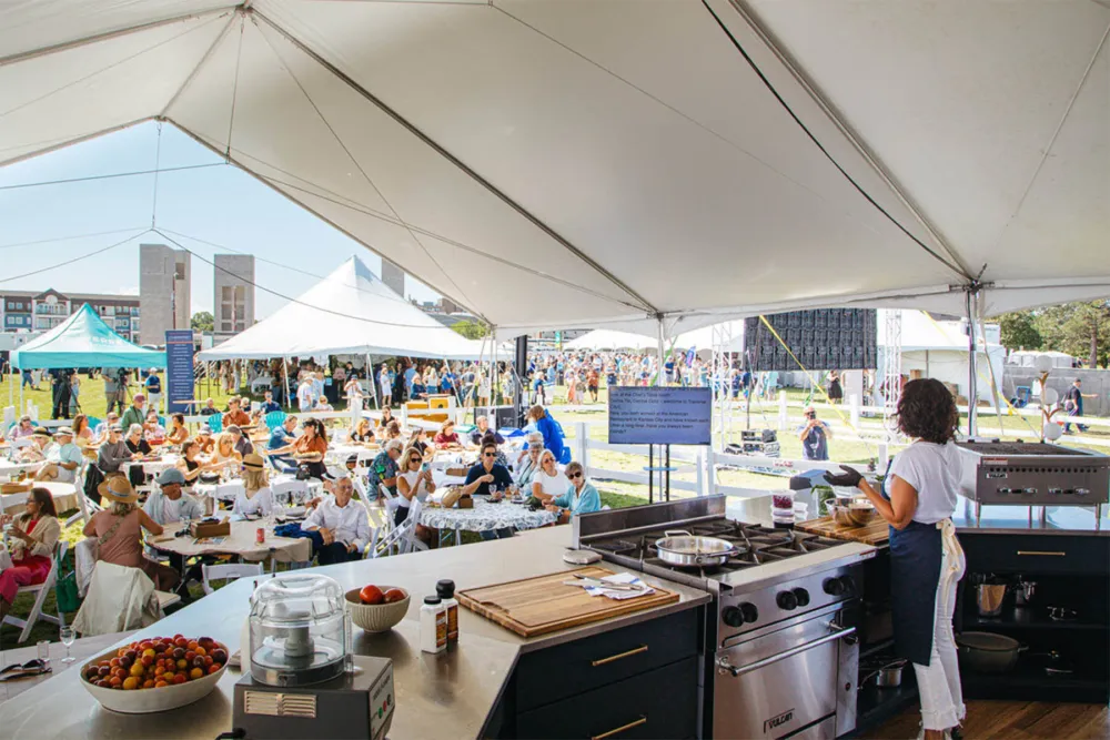 A moment from Traverse City Food & Wine 2025 for Traverse City Food & Wine Expands 2026 Programming with Waterfront Events and New Experiences