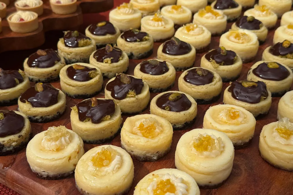 Poppyseed’s Honey Cheesecake for On The Road: Traverse City Food & Wine Festival