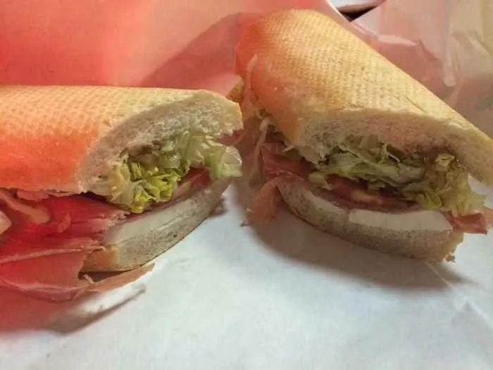 Prosciutto and Mozzarella Sub for Bring Your Bros to Dough Bros.