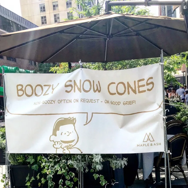 Image for Snowcone Zone at Eight Bar & Patio for Labor Day Weekend