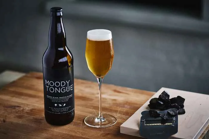 Shaved Black Truffle Pilsner Moody Tongue for Moody Tongue Tasting Room to Place Coveted Shaved Black Truffle Pilsner on Draft List Beginning Friday, December 2