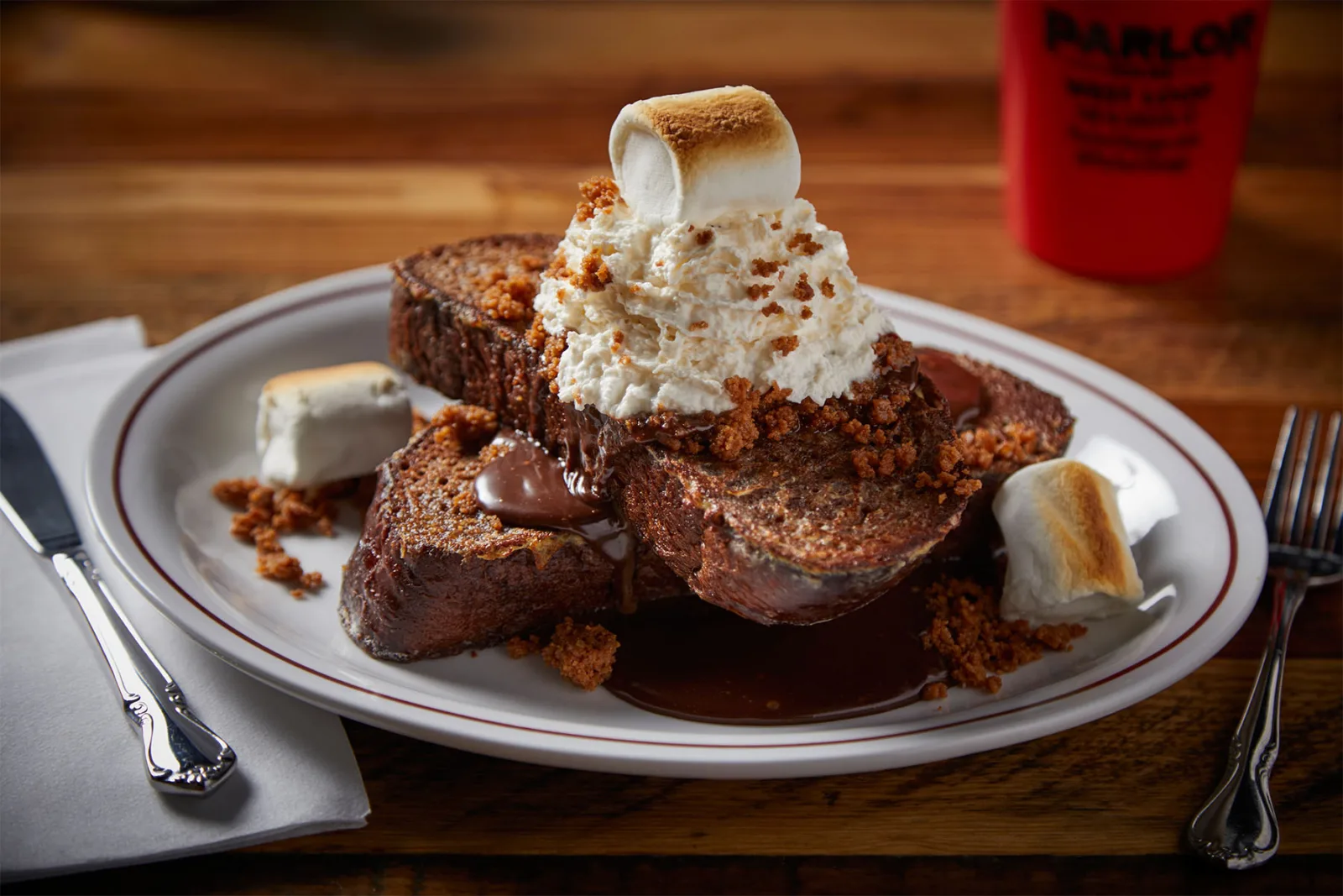 Parlor Pizza Brunch 0002 Chocolate French Toast2 for Parlor Pizza Bar Debuts New Brunch Items