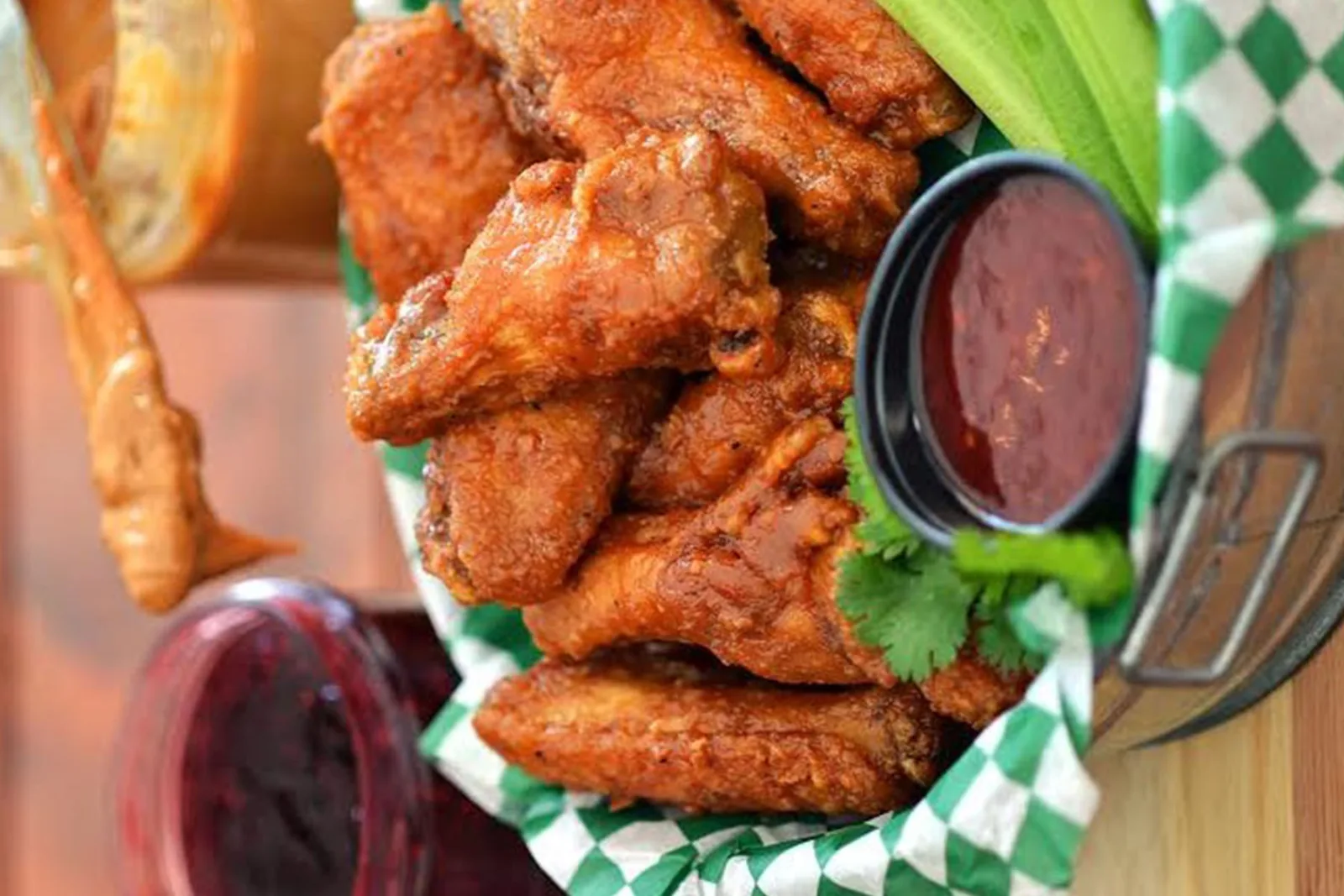 Melnicks Wings 0000 Pbj Wings for Wings For National Peanut Butter & Jelly Day at Jake Melnick's Corner Tap