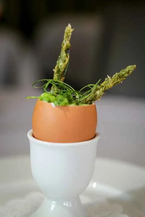 Blanchard Egg for An Eight Course NYE at The Blanchard
