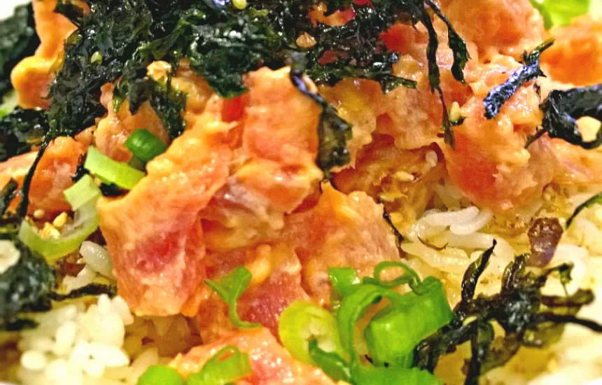 Cat Rice Cover for Sashimi Rice Bowls Now at Strings Ramen