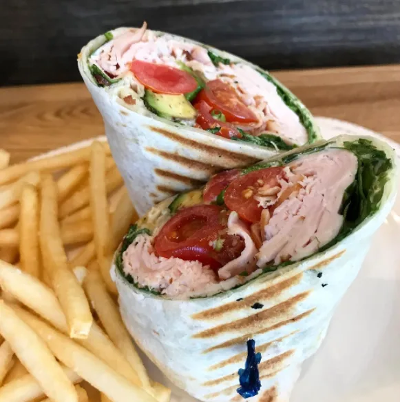 Quick Lunch Turkey Wrap for Kinfork Launches 30 Minute “Quick Lunch” Menu
