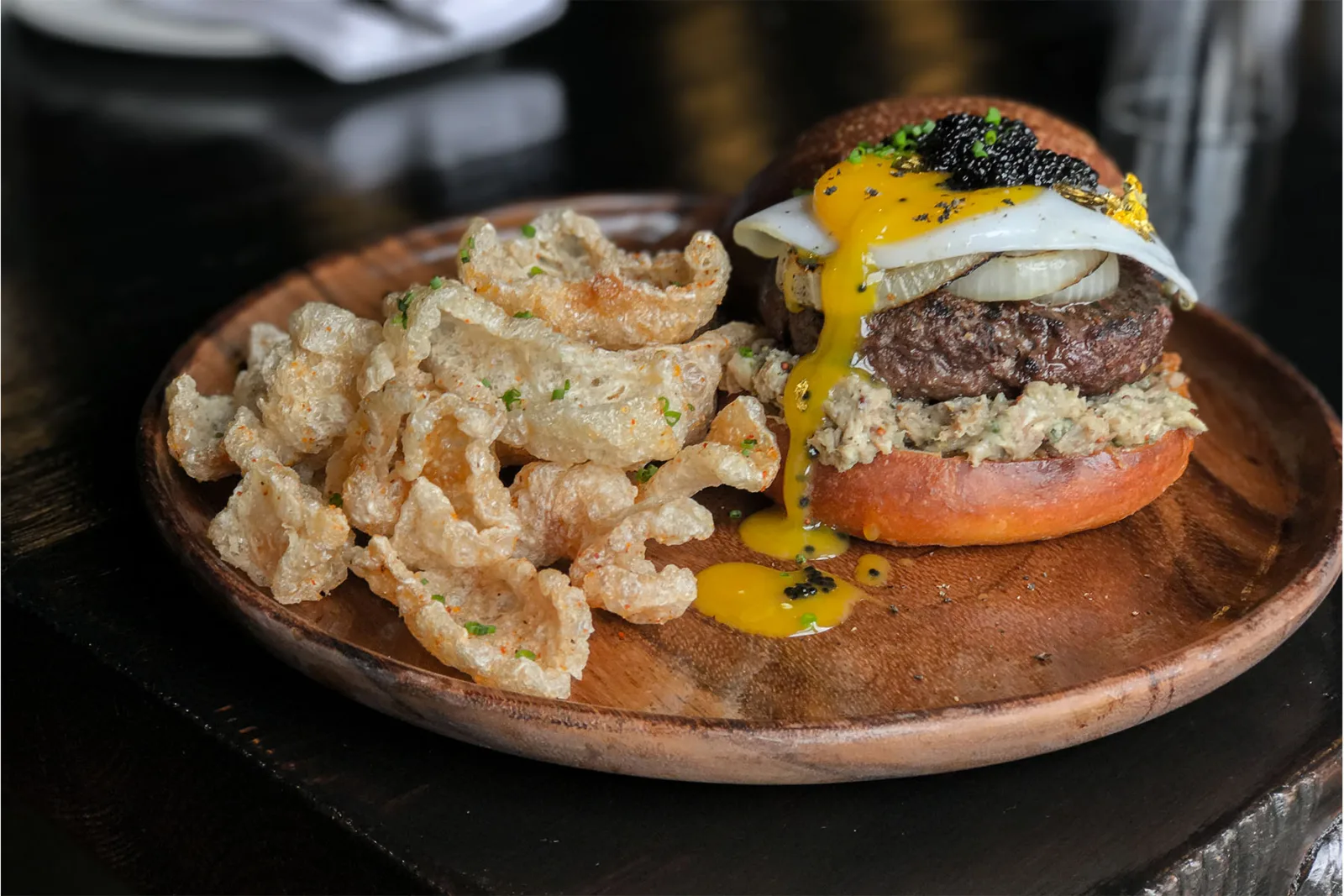 Heritage Caviar Burger 0000 Caviar Burger Hrcb 6 for Humboldt Park's Heritage Offering Happy Hour Only Caviar Burger