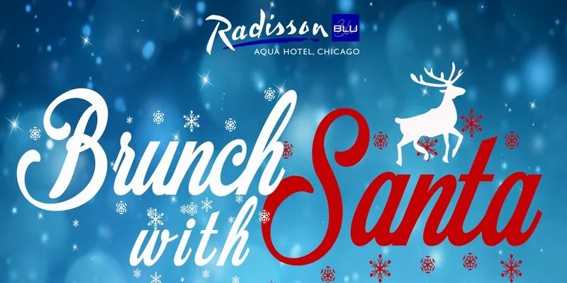 Brunchwithsanta for Brunch with Santa at the Radisson Blu Aqua Hotel