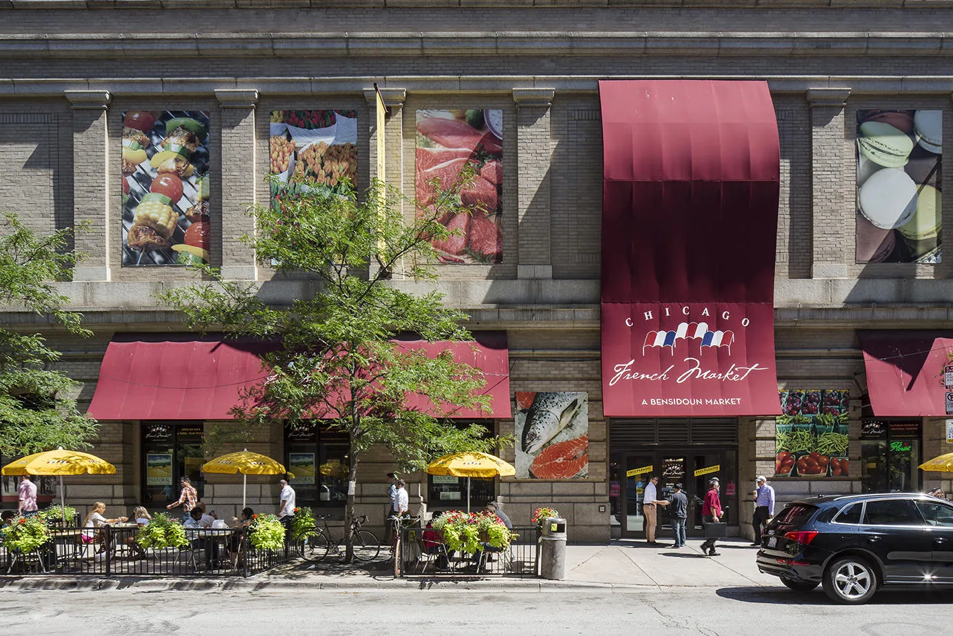 Market Entrance Clinton St Detail for No Passport Required at the Chicago French Market