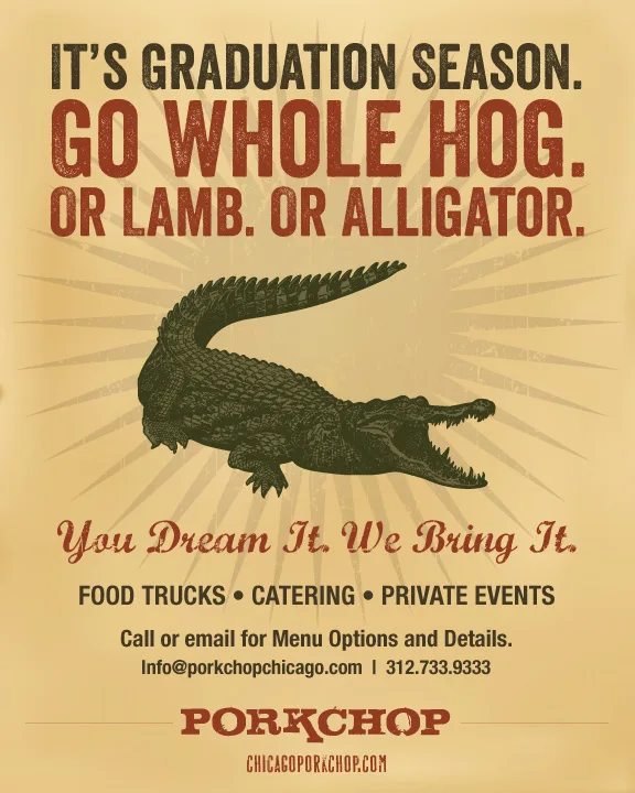 PC Graduation for Gators, Goats, and Grads: Porkchop Offers Unique Catering for Graduation Parties and Summer Events