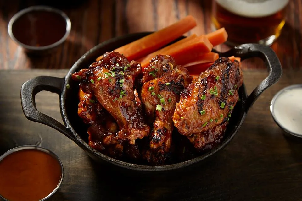 stout wings for Dining Out on National Chicken Wing Day, 7/29