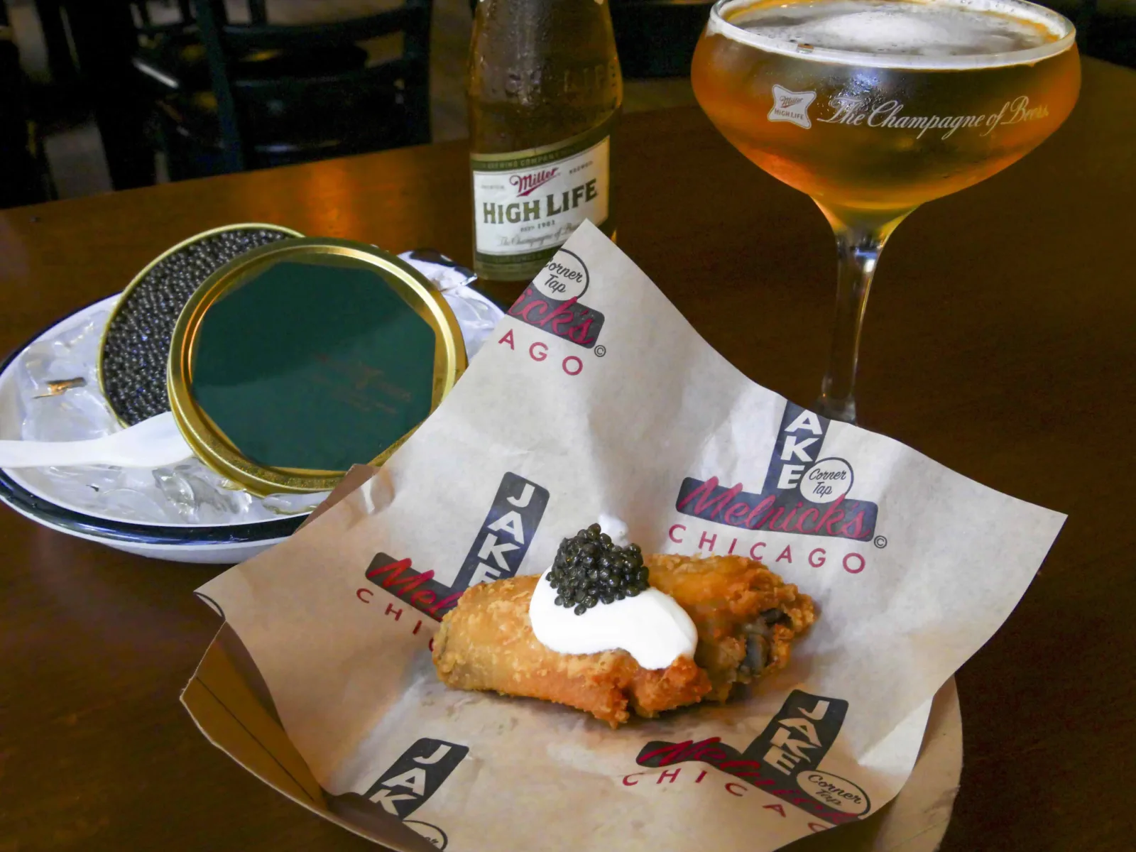 Melnicks Caviar Service copy for Jake Melnick’s Corner Tap to Mark National Wing Day with Caviar and Beer Collaboration