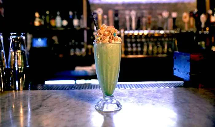 shamrockshakeEDIT for St. Patrick's Day Shamrock Shake at 25 Degrees