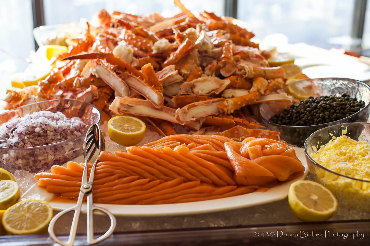 Crab Salmon for ​Easter Brunch & Bunny Sightings at The Signature Room