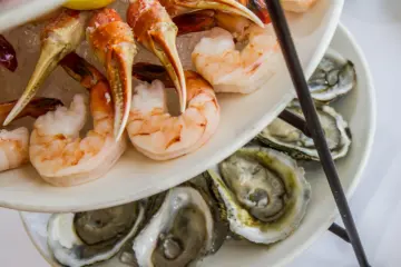 Seafood Tower Close Up for Sky High Mother’s Day Celebrations at The Signature Room
