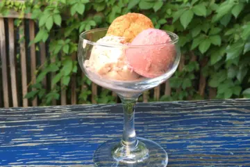 Americano Ice Cream 0000 Rhubarb Creme Fraiche And Roasted Strawberry Sherbet for Americano 2211 Releases New Handcrafted Ice Cream Menu
