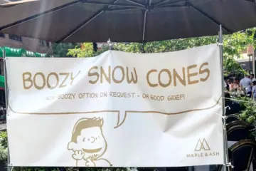 Image for Snowcone Zone at Eight Bar & Patio for Labor Day Weekend