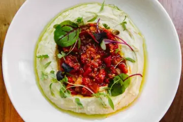 Ema Spicy Hummus for New Year's Eve at Ēma