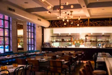 Bernies Night Interioir Nye for New Year's Eve at Bernie's Lunch & Supper
