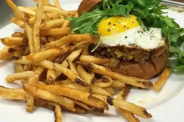 Chicken Chorizo Sando for New Year’s Day Hangover Brunch at Tuman’s Tap & Grill