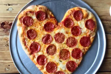 Image for Heart Shaped Pizza at The Local Pizzeria for Valentine's Day