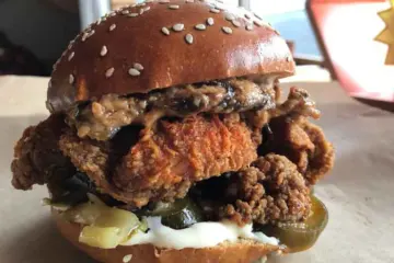 Giardinera Giant for Honey Butter Fried Chicken and Jason Vincent Launch Giardiniera Giant Clucker Collab