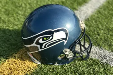 Hawks Helmet 1 for Seattle Seahawks Game Watch/Happy Hour at Mac's Wood Grilled