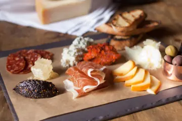 labriolapress 0000 Assorted salumi cheese platter fig compote honey comb olives 3 for Labriola Ristorante & Cafe Launches Lunch Along the Magnificent Mile
