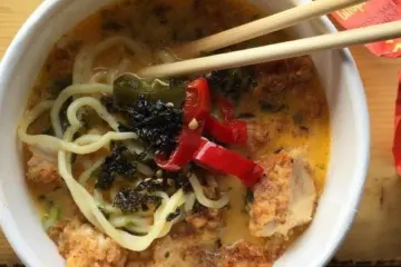 Friedchickenramen for Honey Butter Fried Chicken Brings Back Fried Chicken Ramen this February