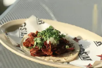 Yuba Guisado for Vegan Tacos Now at Big Star and the Moonlighter