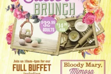 Rh Easter 2018 for A Hoppin’ BBQ Brunch Buffet on Easter Sunday at Rack House